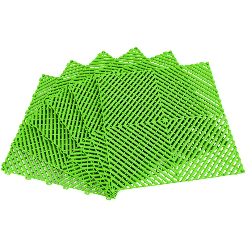 Retur gratuit Placă de podea RAMROXX Performance pentru garaj Verde deschis 6x 40x40cm 0.96mp
