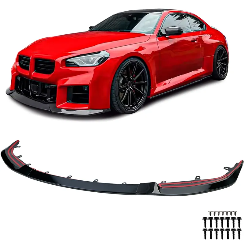 Lipsă spoiler frontal performanță negru lucios potrivit pentru BMW M2 G87 din 2023 Reducere extra
