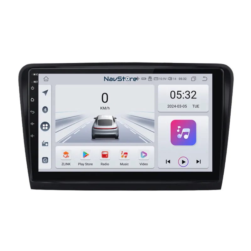 Navigatie Android Dedicata Skoda Superb 2 (2008-2015), 10Inch, 4Gb Ram, 64Gb Stocare, Carplay Ofertă exclusivă