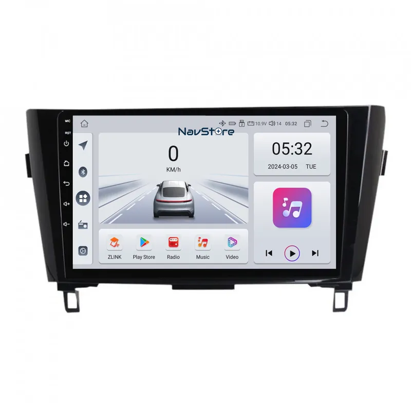 Vezi acum Navigatie Android Dedicata Nissan Qashqai J11, X Trail T32 (2013-2021), 10Inch, 4Gb Ram, 64Gb Stocare, Bluetooth, WiFi, Carplay