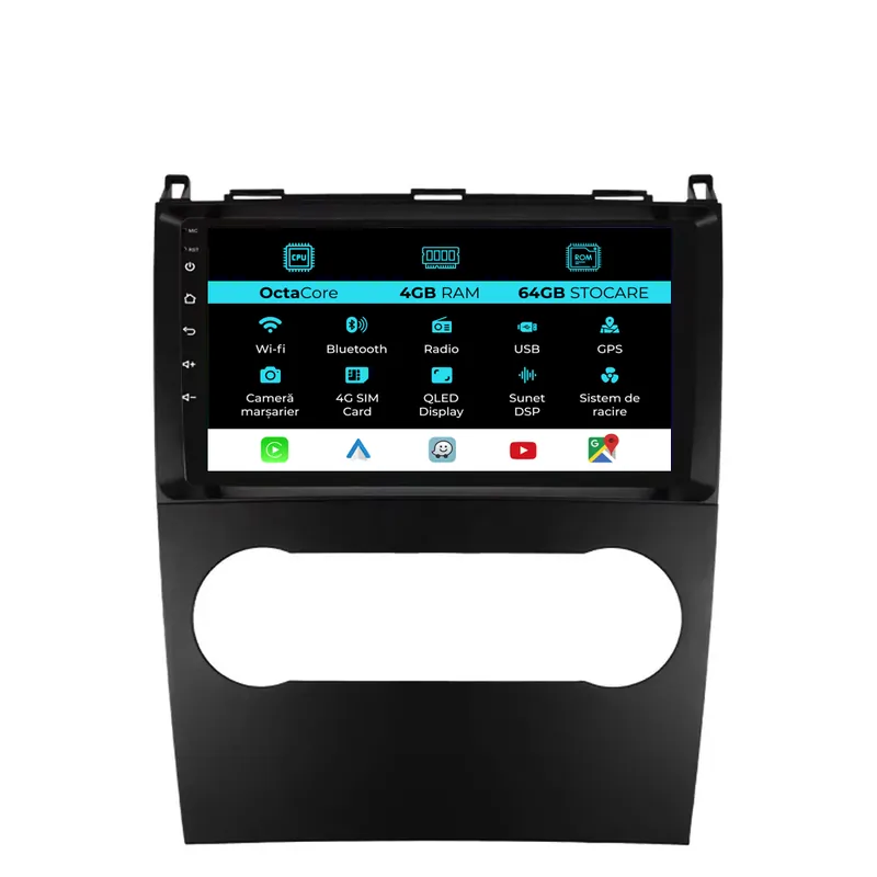 Vezi acum Navigatie Dedicata Mercedes Benz A-Class B-Class (2004-2012), 9Inch, 4Gb Ram, 64Gb Stocare, Carplay