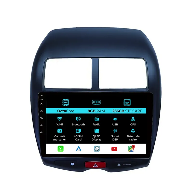 Navigatie Dedicata Citroen C4 AirCross (2012-2017), 10Inch, 8Gb Ram, 256Gb Stocare, Carplay Ieftin