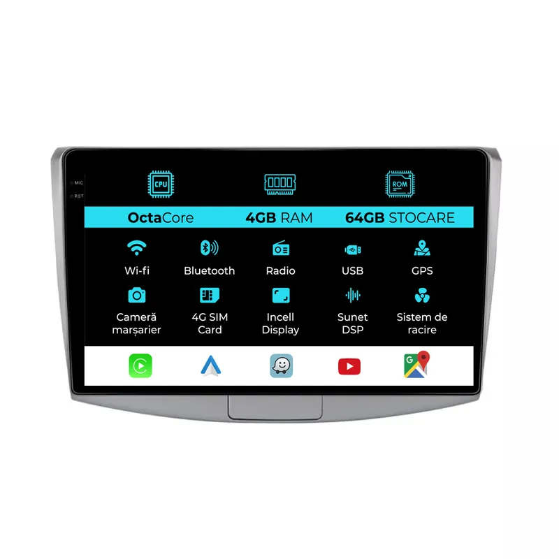 Vezi acum Navigatie Dedicata Volkswagen Passat B6 B7 CC (2005-2015), 10Inch, 4Gb Ram, 64Gb Stocare, Carplay