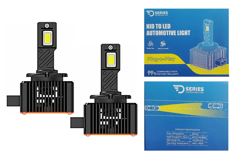 Set Becuri LED D1R Conversie Xenon-LED Seria D 6000K 4300LM High Power Popular