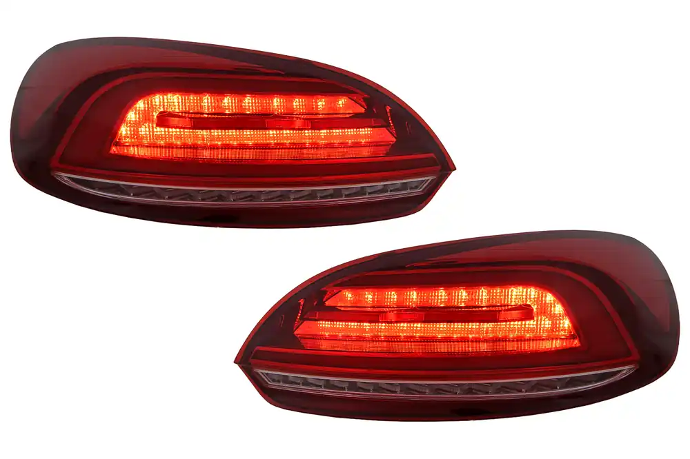 Stopuri LED compatibil cu VW Scirocco Hatchback 137 Mk3 (2008-2014) Rosu Semnal Dinamic Cel mai bun preț