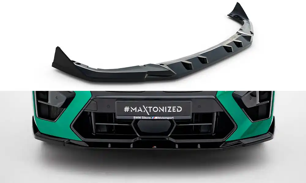 Prelungire bara fata Bmw X6 M F96 Facelift 2023+ negru lucios Maxton Design Ofertă limitată
