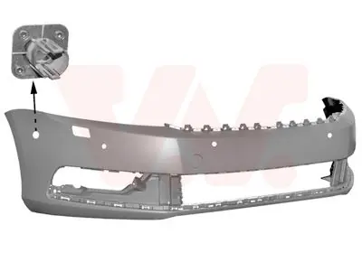 Bara fata VW Passat B7 2010-2014 – locas spalator far si senzori parcare Expediere rapidă