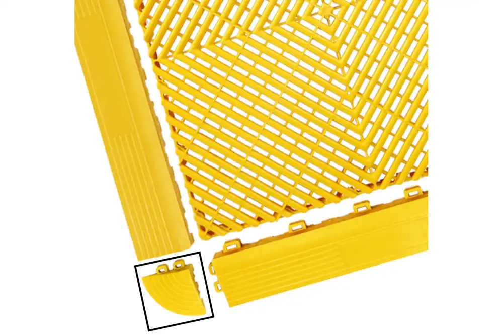 Colt Pardoseala Modulara Ventilata pentru Garaj Depozit Galben Transport gratuit