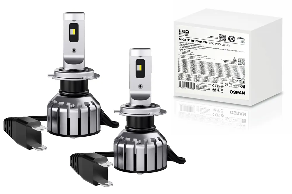 Doar azi OSRAM NIGHT BREAKER H7 LED PRO GEN2 64210DWNBG2 Set 2 Becuri Auto Moto Omologare RAR