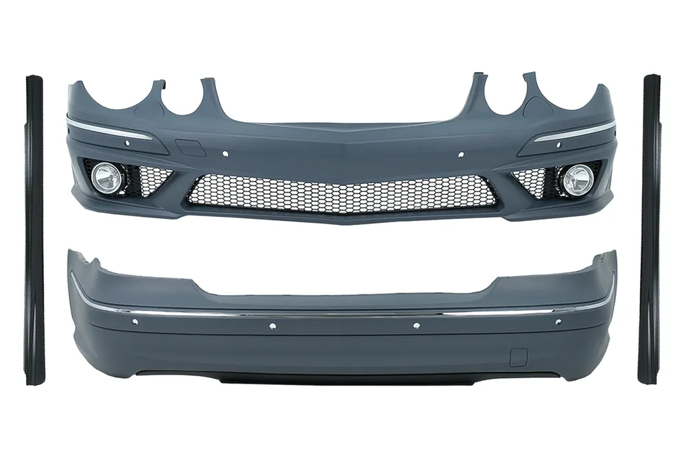 Pachet Exterior Complet compatibil cu Mercedes E-Class W211 (2006-2009) E63 Design Chilipir