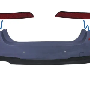 Ultima șansă Reflector Bara Spate Catadioptru compatibil cu BMW 5 Series F10 (2011-up) M-tech Design