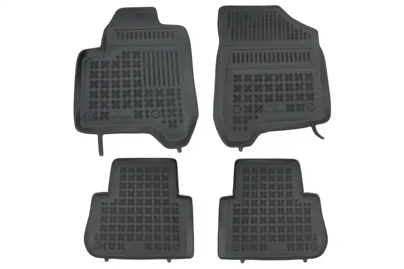 Promoție Covorase Presuri Auto Negru din Cauciuc compatibil cu Citroen C3 Picasso (2009-2016)