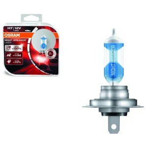 Ultima șansă Set 2 Becuri Auto Halogen compatibil cu far Osram Night Breaker Laser +130% 64210NBL H7 12V 55W