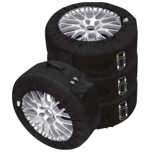 Set 4 huse depozitare roti auto Petex, pentru dimensiuni roata cuprinse intre 14-18'' - Ø 66cm Super ofertă