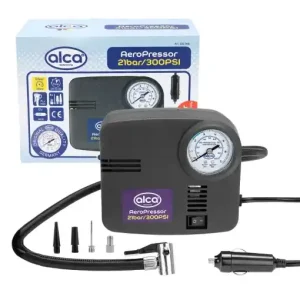 Livrare gratuită Compresor auto 12V, 21 bar, 300 psi, alimentat de la bricheta auto, portabil ALCA Turbo 232000