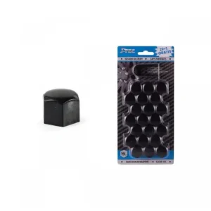 Transport gratuit Set capace prezoane 19 mm, culoare Negru