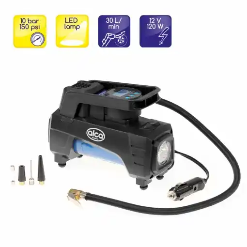 Calitate înaltă Compresor Auto Alca Digital 30L/min - 12V