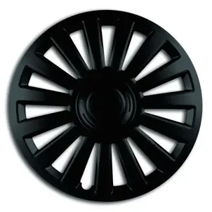 Calitate înaltă Set Capace Roti 15` Negre Luxury