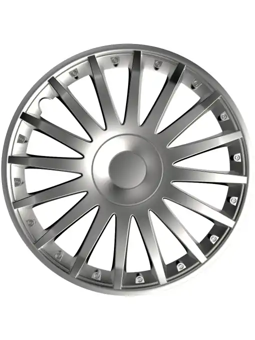 Disponibil imediat Set Capace Roti Derby Crystal Silver 15"