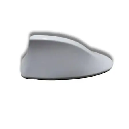 Retur ușor Antena Radio FM ACTIVA rechin, banda dublu adeziva 3M, 17 x 7.5 x 7.5 cm, alb