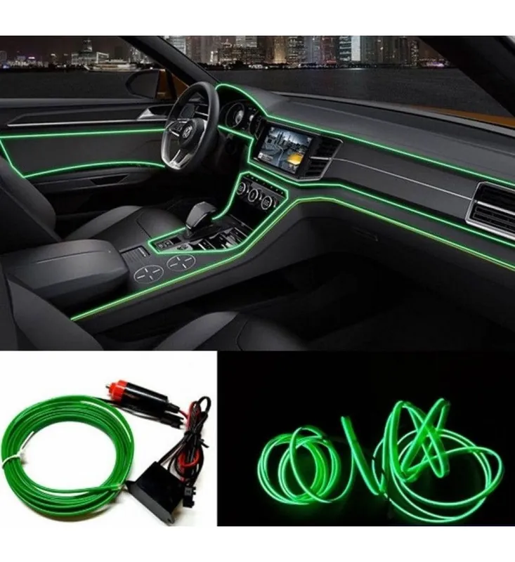 Ofertă exclusivă FIR NEON -2M- VERDE, LUMINA AMBIENTALA