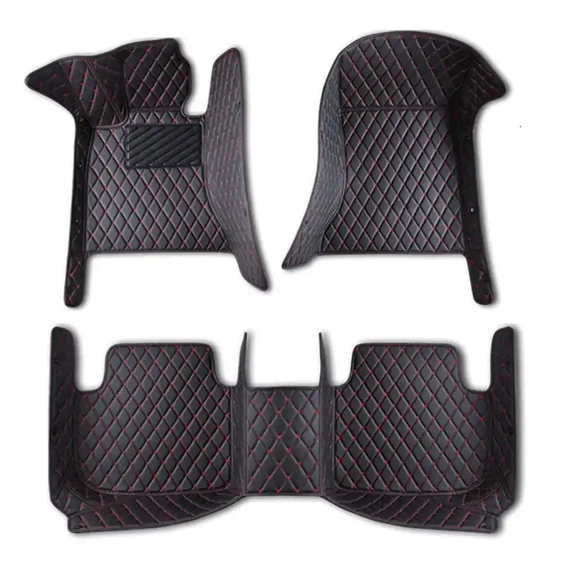 Transport gratuit SET COVORASE PREMIUM LUX PIELE ECO JEEP GRAND CHEROKE 2013-2017, NEGRU CUSATURA ROSIE
