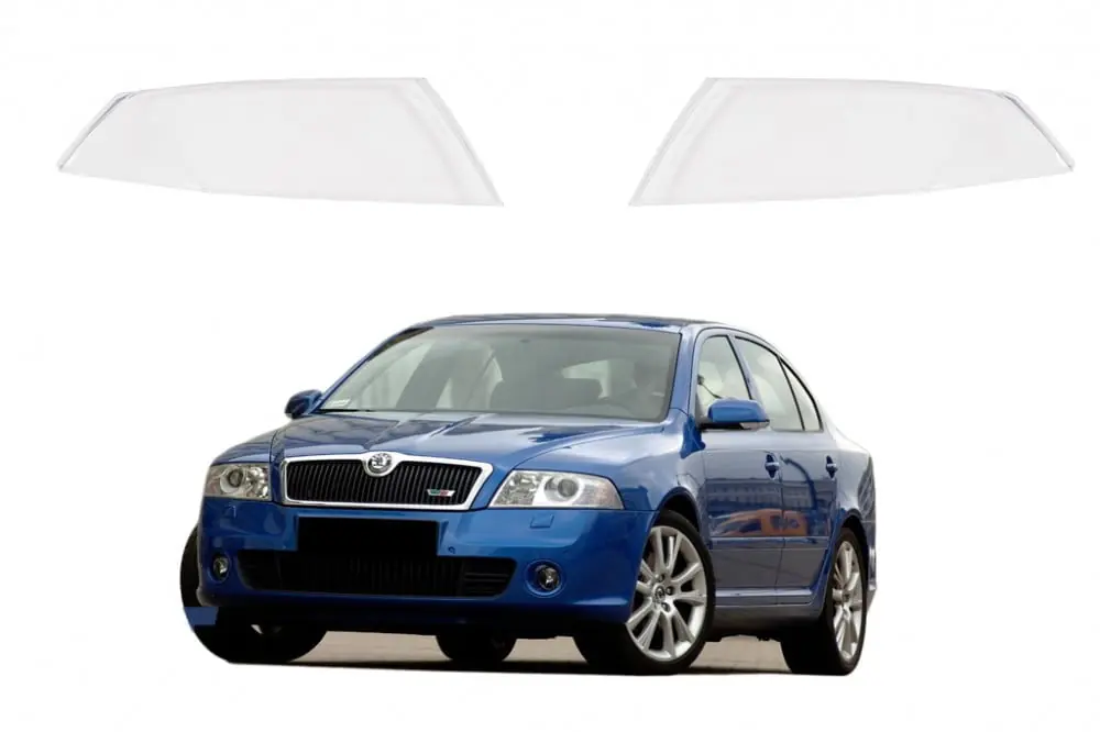 Cumpărături sigure Set 2 sticle faruri pentru Skoda Octavia 2 1Z Non Facelift (2004 – 2008)