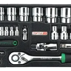 Ultima șansă Set chei tubulare 1/4 si 1/2 34 Piese