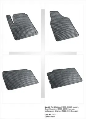 Ieftin Covoare cauciuc SEAT ALHAMBRA I 5os. 1995-2010