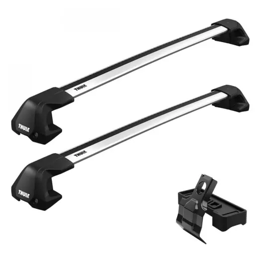 Bare transversale Thule Edge Clamp Silver dedicate pentru Skoda Octavia 5-dr Hatchback 2021+ cu plafon normal Vezi acum