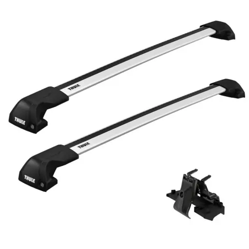 Vezi acum Bare transversale Thule WingBar Evo Flush Edge Silver dedicate pentru Audi A4 (B8/8K) Avant 2007-2015 cu bare longitudinale integrate