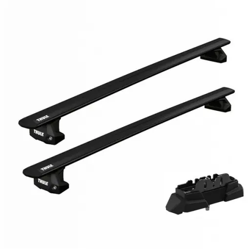 Bare transversale Thule WingBar Evo Clamp Black dedicate pentru BMW Serie 3 (G20), 4 usi, model 2019+ cu puncte fixe Preț mic