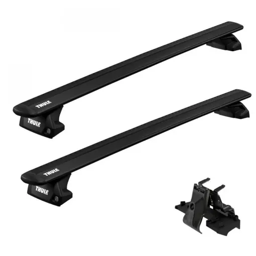 Bare transversale Thule WingBar Evo Flush Black dedicate pentru Audi Q5 (FY) 2017+ cu bare longitudinale integrate Premium