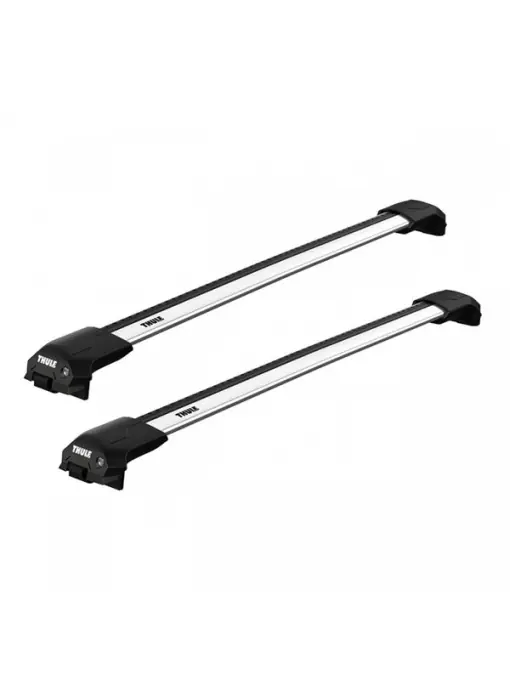 Livrare rapidă Bare transversale Thule WingBar Raised Edge Silver dedicate pentru Volkswagen Tiguan III 2024- cu bare longitudinale inaltate
