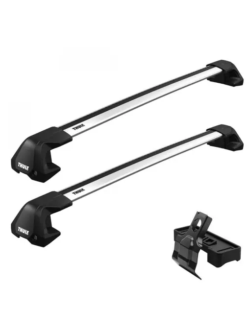 Bare transversale Thule WingBar Edge Clamp Silver dedicate pentru Volkswagen Arteon Shooting Brake 5-dr Wagon 2021- cu plafon normal Super ofertă