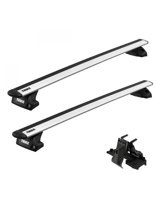 Ofertă specială Bare transversale Thule WingBar Evo Flush Silver dedicate pentru Mazda CX-90 5-dr SUV 2024- cu bare longitudinale integrate