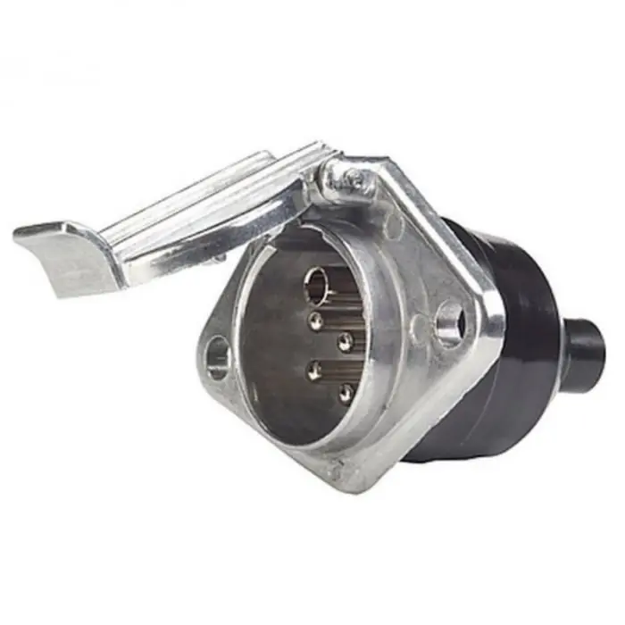 Reducere specială Priza metalica auto pentru remorca, 7 pini, 24V, tip S
