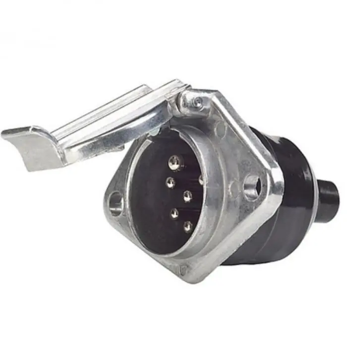 Cel mai bun preț Priza metalica electrica pentru remorca cu 7 pini, tip N, 24V