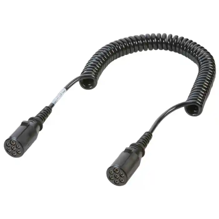 Cablu electric spiralat cu stecher plastic 24V / 7 Pini, tip N Ofertă limitată