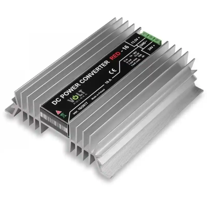 Convertor Tensiune DC/DC, Reductor 24V la 12V, Curent 16A pana la 20A, Cu Radiator Aluminiu, Profesional Bestseller