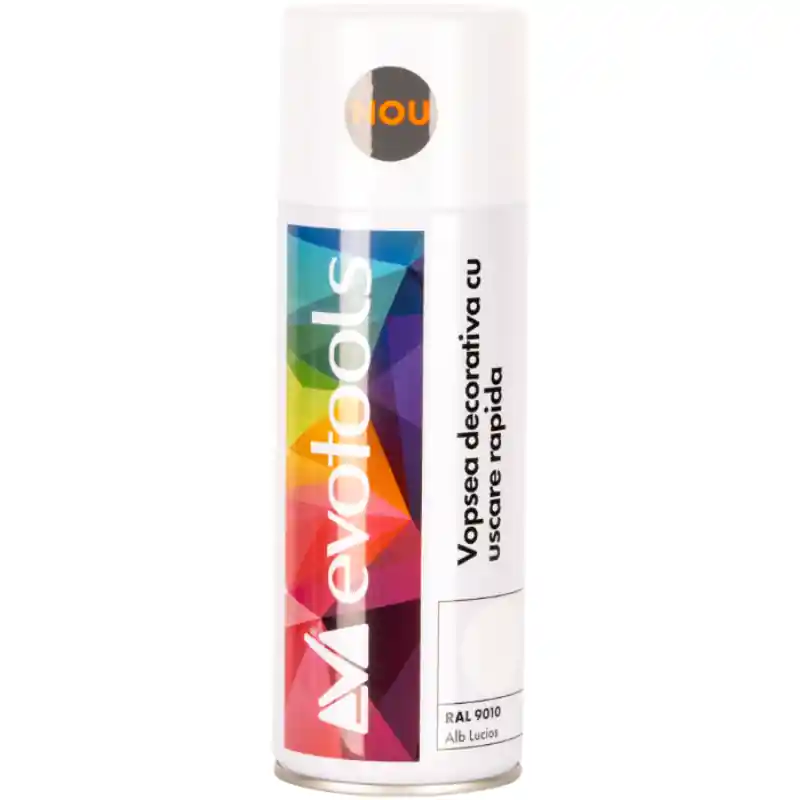 Reduceri Spray Vopsea Lac Incolor, 400 ml, Uscare Rapida, Finisaj Lucios, Protectie UV