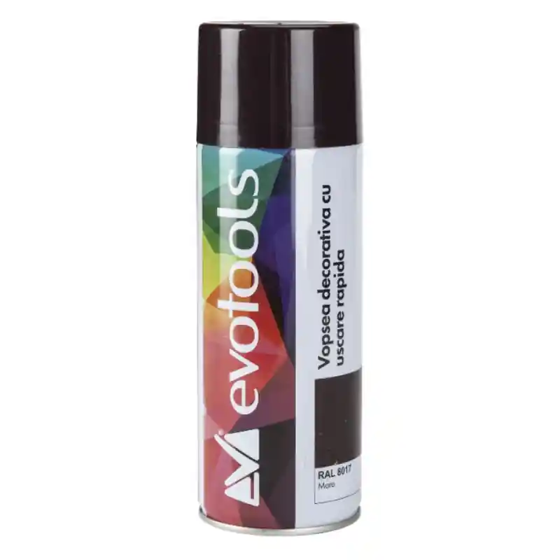 Ofertă specială Spray Vopsea, RAL 8017 Maro, Uscare Rapida, 400ml