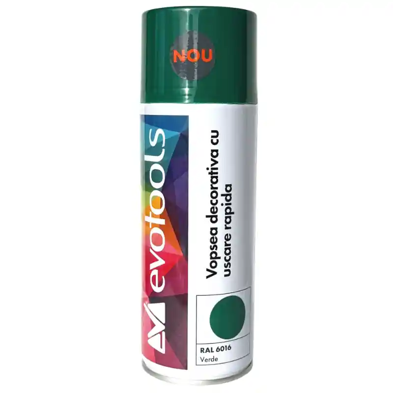 Cumpără acum Vopsea spray decorativa, uscare rapida, verde RAL 6016, 400 ml