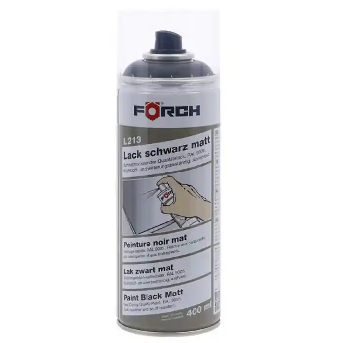 Spray vopsea cu uscare rapida, interior/exterior, nuanta Negru mat L213 R9005 Discount