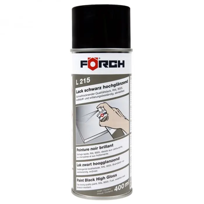 Spray vopsea cu uscare rapida, interior/exterior, nuanta Negru LM L215, R9005 Reducere extra