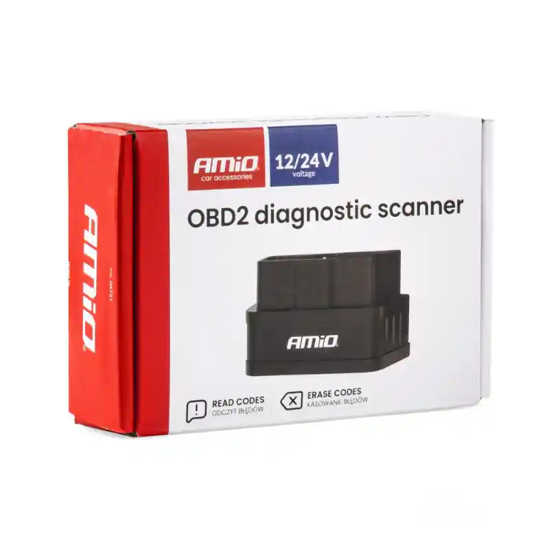 Interfata diagnoza auto OBD2 Bluetooth, chip PIC25K80, buton ON/OFF, citire stergere erori, compatibil iOS/Android Premium