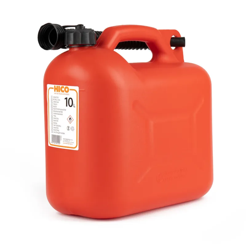 Cel mai bun preț Bidon Plastic 10L pentru Combustibil, Rosu - Canistra Benzina/Motorina