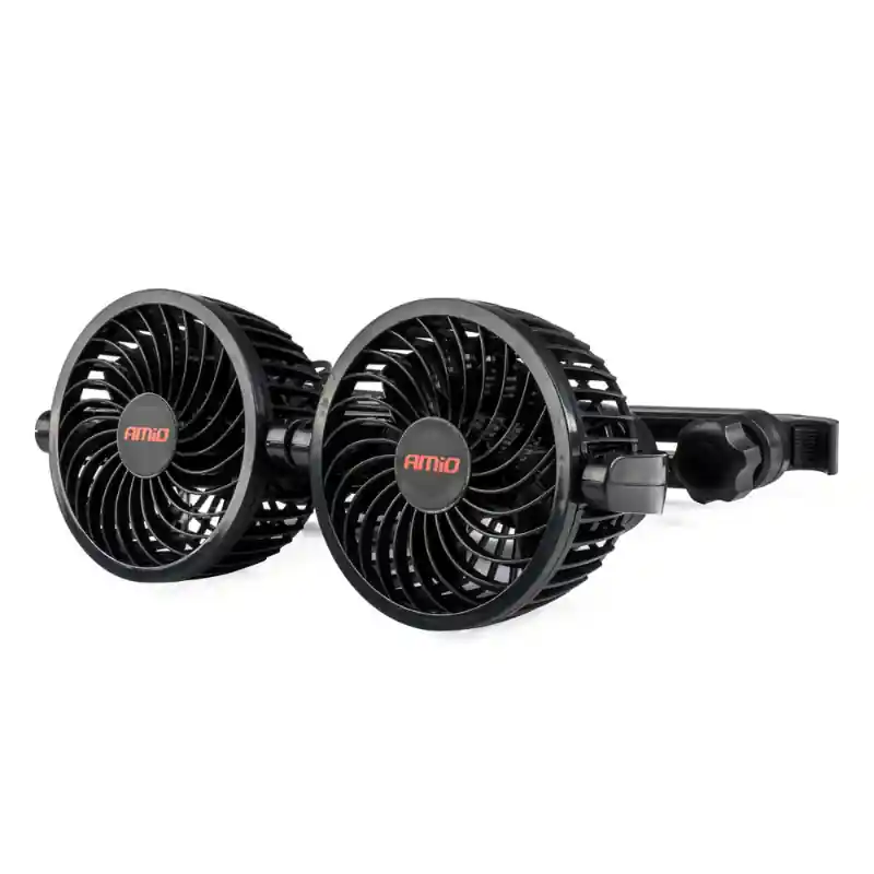 Ventilator Auto Dublu, 12V, 2 x 10cm,  pentru Tetiera, Ajustabil Cumpără acum