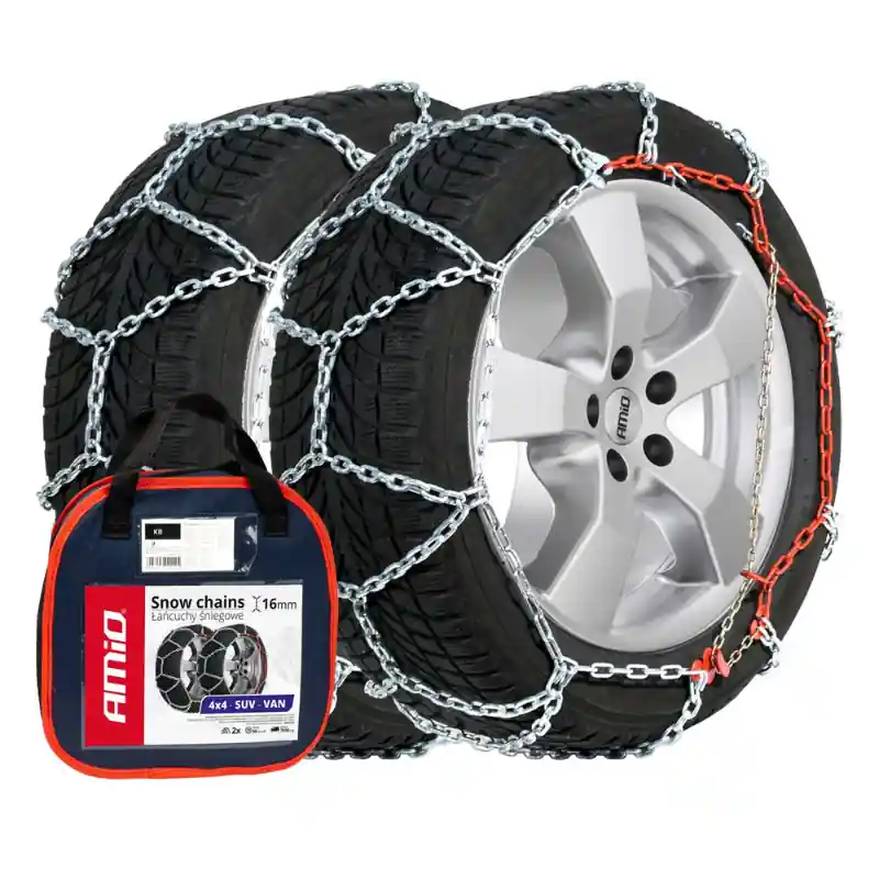 Lanturi antiderapante pentru zapada auto, KB-260, 4x4 si SUV, 16mm, set 2 bucati, R15, R16, R17, R18 Livrare gratuită