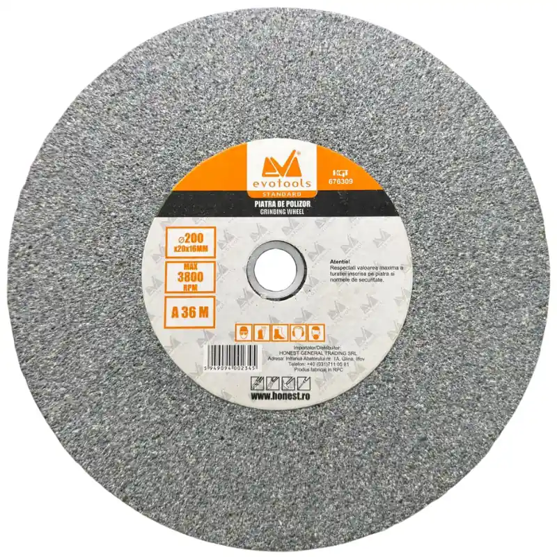 Calitate înaltă Piatra polizor 20x2x1,6 cm, granulatie 36, pentru slefuire metal